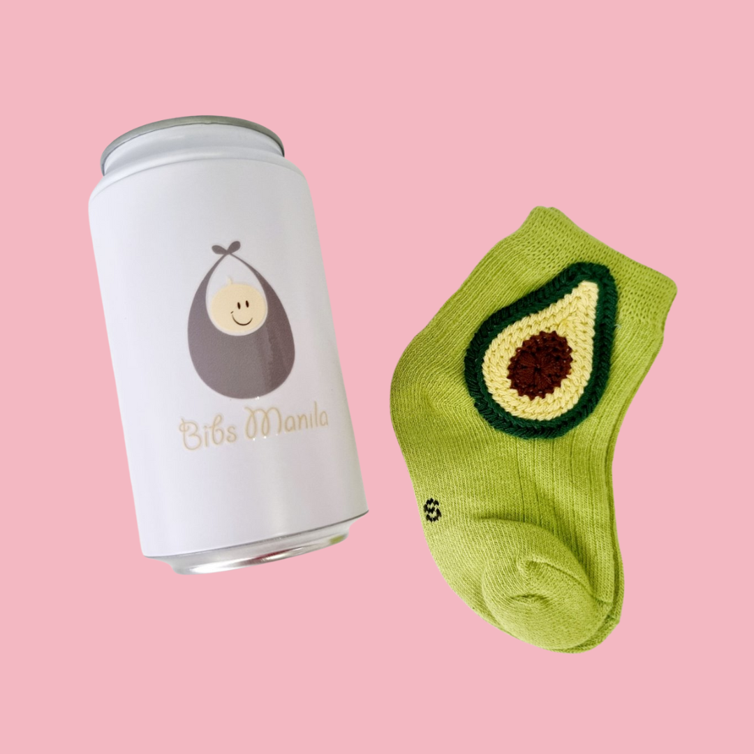 Avocadorable Tiny Toe Socks