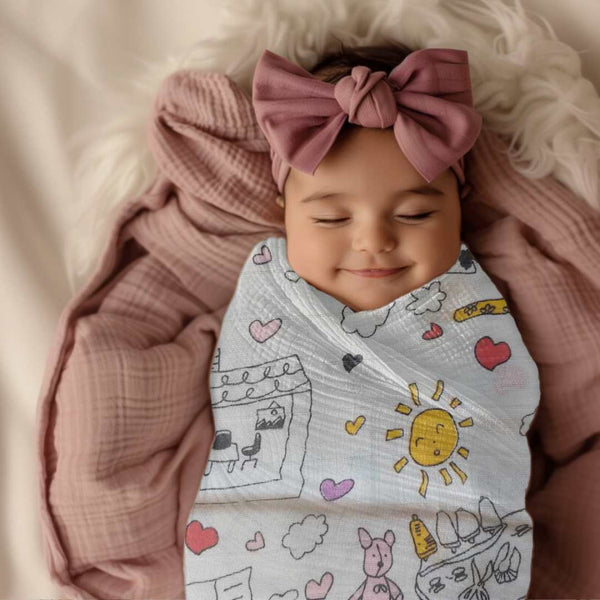 Dream Wrap Versatile Muslin Blankets