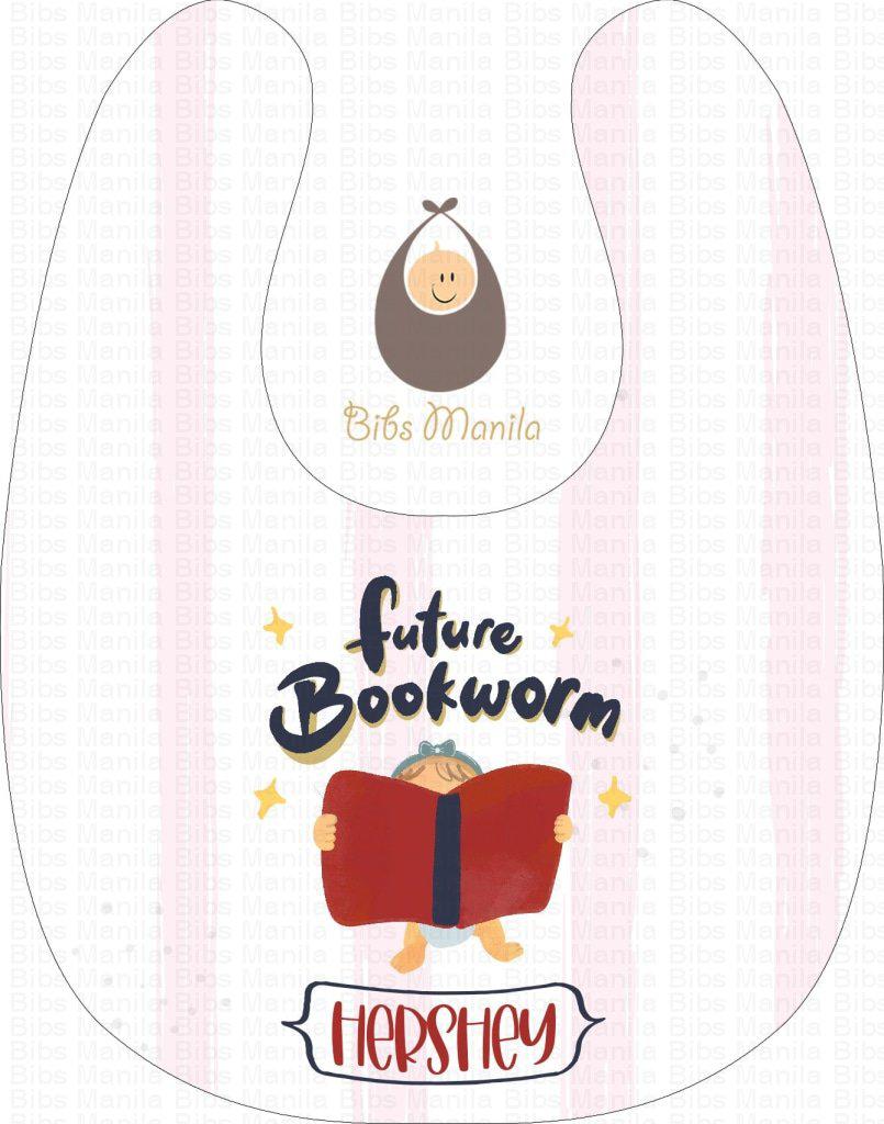 Bookworm Lady Bibs