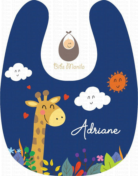 Giraffe Smile Bibs