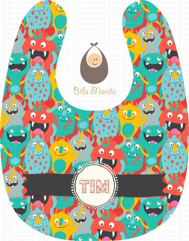 Monster Party Bibs